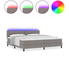 Kiemas lova su pagalve Tortora 200 x 200 cm audinys