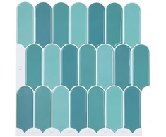 Pūkuota plytelė 10 pcs Mėlyna 30 x 30 cm Poliuretanas ir PET