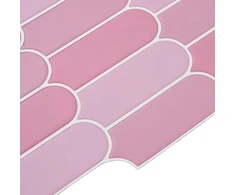 Pūkuota plytelė 10 vnt. Rožinė 30 x 30 cm Poliuretanas ir PET