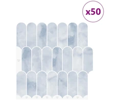 Pūkuota plytelė 50 pcs Šviesiai mėlyna 30 x 30 cm