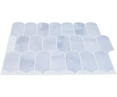 Pūkuota plytelė 50 pcs Šviesiai mėlyna 30 x 30 cm