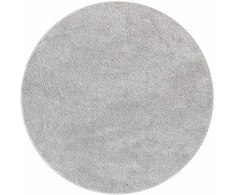 Neslystantis plaukuotas kilimas Pilka 90 x 90 cm PP
