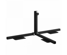 Pusės parasolio bazės rėmas Juoda Plienas for 32-38 mm Pole
