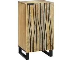 Komodas Ruda 40 x 33 x 75 cm mango medienos masyvas