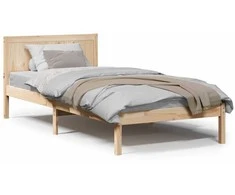 Lova Lovos rėmas Ruda 100 x 200 cm Pušies medienos masyvas