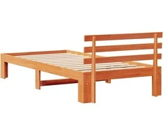 Lova Lovos rėmas Vaško ruda 75 x 190 cm Kietos pušies mediena