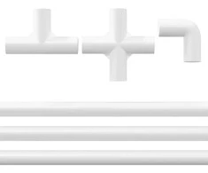 PVC vamzdis 29 pcs Balta PP ir PE