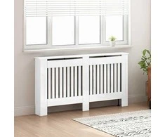 Radiatoriaus dangtis Itin blizgi balta 152 x 19 x 81,5 cm