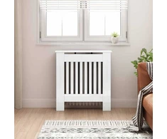 Radiatoriaus dangtis Aukštai blizganti balta 78 x 19 x 81,5 cm