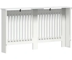 Radiatoriaus dangtis Itin blizgi balta 152 x 19 x 81,5 cm