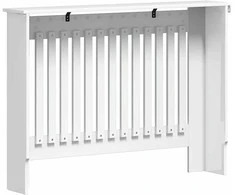 Radiatoriaus dangtis Itin blizgi balta 112 x 19 x 81,5 cm