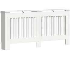 Radiatoriaus dangtis Aukštai blizganti balta 172 x 19 x 81,5 cm