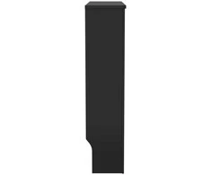 Radiatoriaus uždangalas, juodos spalvos, 78cm, MDF