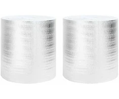Radiatoriaus šilumos atšvaitas 2 pcs Sidabro 25 x 0,5 m