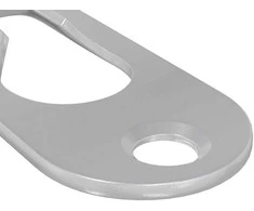 Raktelio pakabukas 3673 pcs Sidabro 45 x 16 x 3.5 mm Geležis
