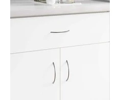 Rankena 12 pcs Sidabro 107 x 3.6 x 23 mm Nerūdijantis Plienas