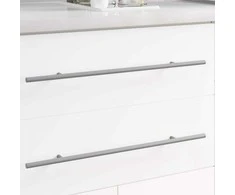 Rankena 12 pcs Sidabro 500 mm Plienas