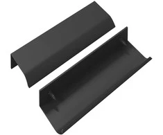 Rankena 2 vnt. Juoda 120 x 39.6 x 17 mm Aliuminis