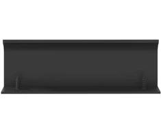 Rankena 2 pcs Juoda 120 x 39.6 x 17 mm Aliuminis
