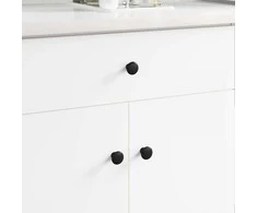 Rankena 2 pcs Juoda Ø30 mm Aliuminis