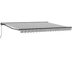 Markizės rėmas Antracito ir baltos 400 × 300 cm