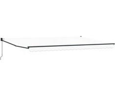 Pavėsinė Balta 500 × 300 cm Poliesteris ir Metalas