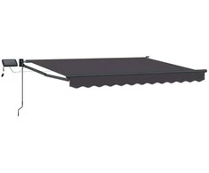 Rankinė ištraukiama markizė su LED Antracitas 3,5 x 2,5 m