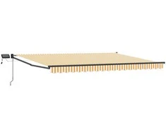 Rankinė ištraukiama markizė su LED 4 x 2 m