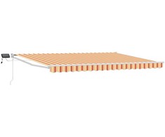 Rankinė ištraukiama markizė su LED Įvairiaspalvis 4 x 2 m