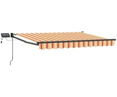 Rankinė ištraukiama markizė su LED Įvairiaspalvis 3,5 x 2,5 m