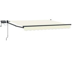 Rankinė ištraukiama markizė su LED Kremo ir antracito 3 x 2,5 m