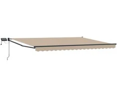 Rankinė ištraukiama markizė su LED 5 x 3 m