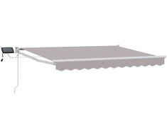 Rankinė ištraukiama markizė su LED 3 x 2 m