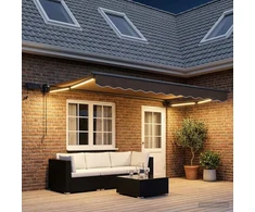Rankinė ištraukiama markizė su LED Taupe