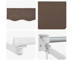 Rankinė ištraukiama markizė su LED Taupe