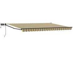 Rankinė ištraukiama markizė su LED 4 × 3 m