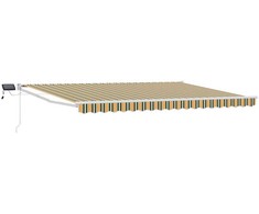 Rankinė ištraukiama markizė su LED 4,5 × 3 m