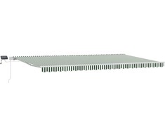 Ištraukiama markizė Žalia ir balta 600 × 350 cm