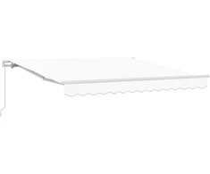 Ištraukiama markizė Balta 350 x 250 cm Poliesteris ir aliuminis