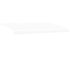 Ištraukiama markizė Balta 500 × 300 cm Poliesteris ir plienas
