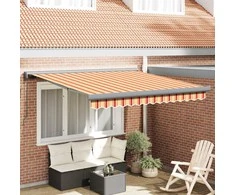 Ištraukiama markizė Geltona ir Oranžinė 350 x 250 cm