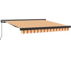 Ištraukiama markizė Geltona ir Oranžinė 350 x 250 cm