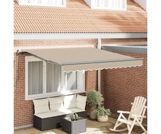 Ištraukiama markizė Smėlio 350 x 250 cm Poliesteris ir plienas