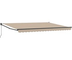 Pavėsinė Smėlio 450 x 300 x 165 cm Poliesteris ir Metalas