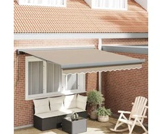 Ištraukiama markizė Smėlio 300 x 250 cm Audinys ir metalas