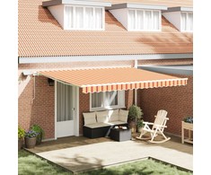 Ištraukiama markizė Geltona ir Oranžinė 450 × 350 cm