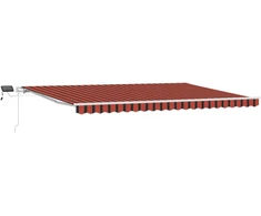 Ištraukiama markizė oranžinė ir ruda 500 × 300 cm
