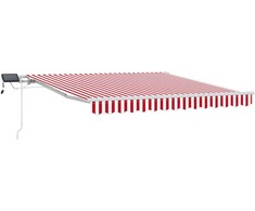 Ištraukiama markizė Raudona ir balta 300 x 250 cm