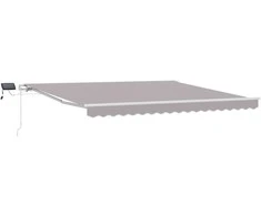 Ištraukiama markizė su Šviesiai pilka 400 ×350 cm audinys