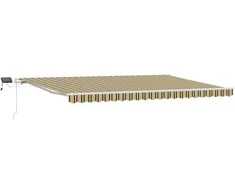 Ištraukiama markizė Žalia ir geltona 500 × 300 cm